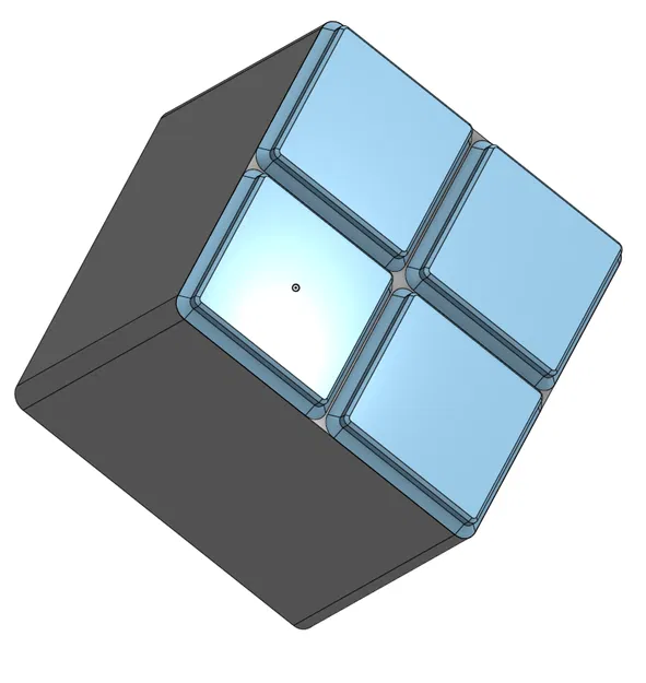 Hộp #gridfinity Đơn Giản Cho Kính Lọc Ảnh 62mm - Image 2