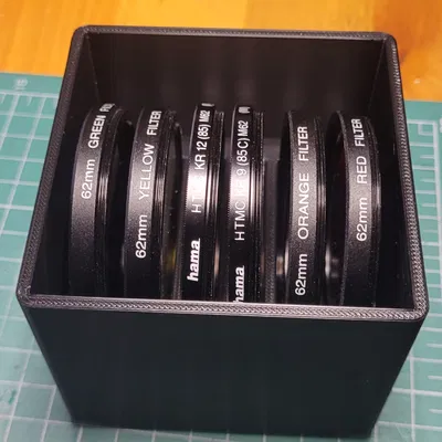 Hộp #gridfinity Đơn Giản Cho Kính Lọc Ảnh 62mm