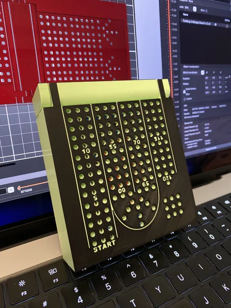 Bàn Cờ Cribbage Gấp Gọn - Image 1