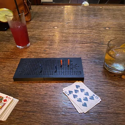 Bàn Cờ Cribbage Gấp Gọn