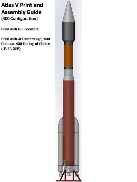 Mô hình Atlas V - Tỉ lệ 1:100 - ULA - Image 2
