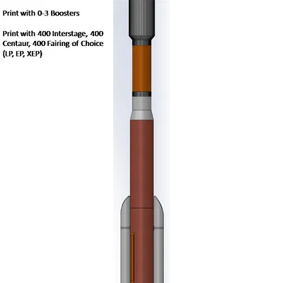 Mô hình Atlas V - Tỉ lệ 1:100 - ULA