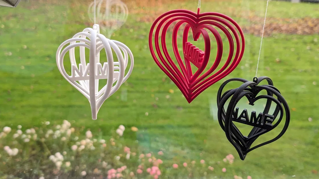 Trái tim xoay cá nhân hóa dạng tham số - Image 1