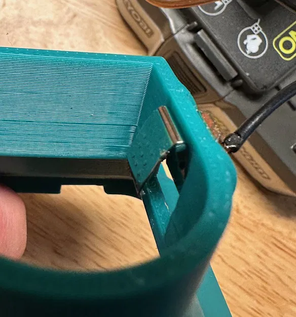 Đầu nối pin Ryobi 18V (in một mảnh, không cần đế) - Image 9