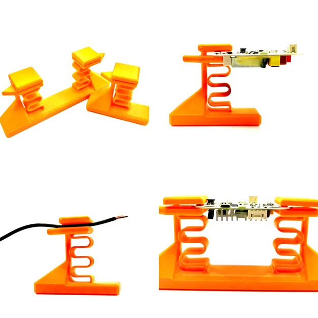 KHAY ĐỠ PCB VÀ KẸP "TAY TRONG TAY" IN 3D ĐƯỢC - Image 1