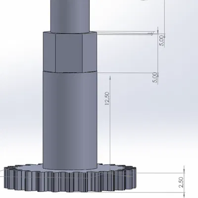 Land Buster 1:12 bộ phận lái trợ lực 26