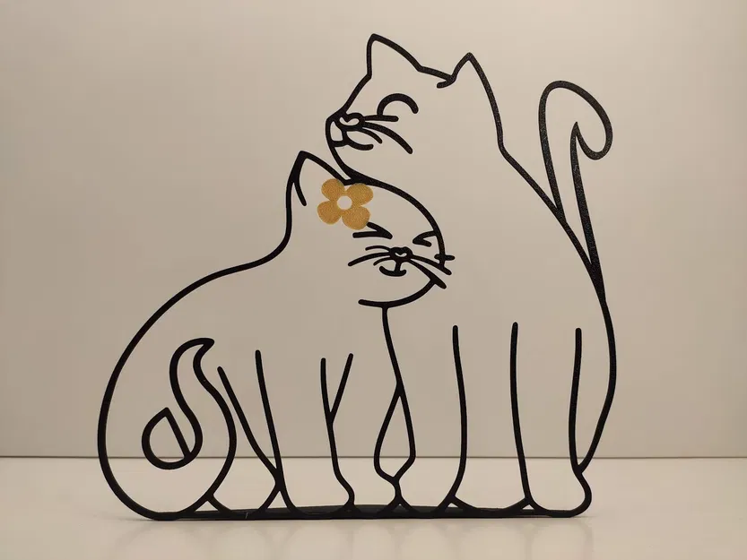 Tượng Mèo Con Yêu Thương - Image 1