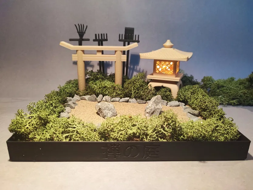 Khu Vườn Zen Có Cổng, Đèn và Dụng Cụ - Image 4