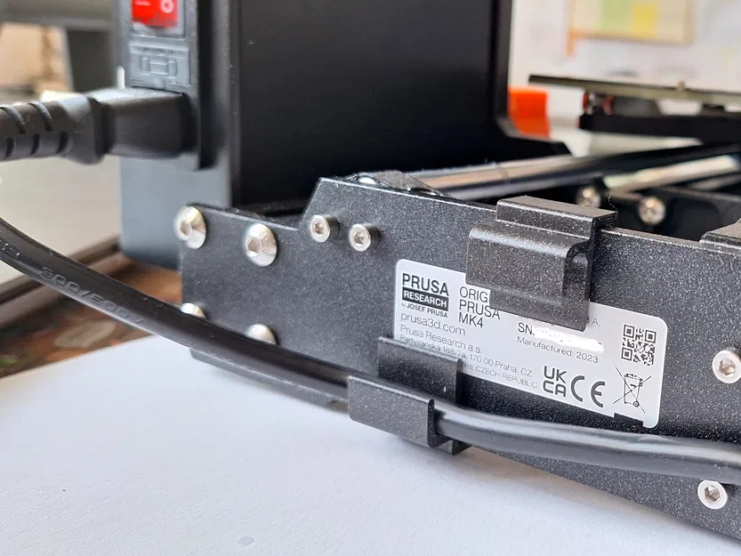 Chỗ giữ dây nguồn cho máy in Prusa - Image 5