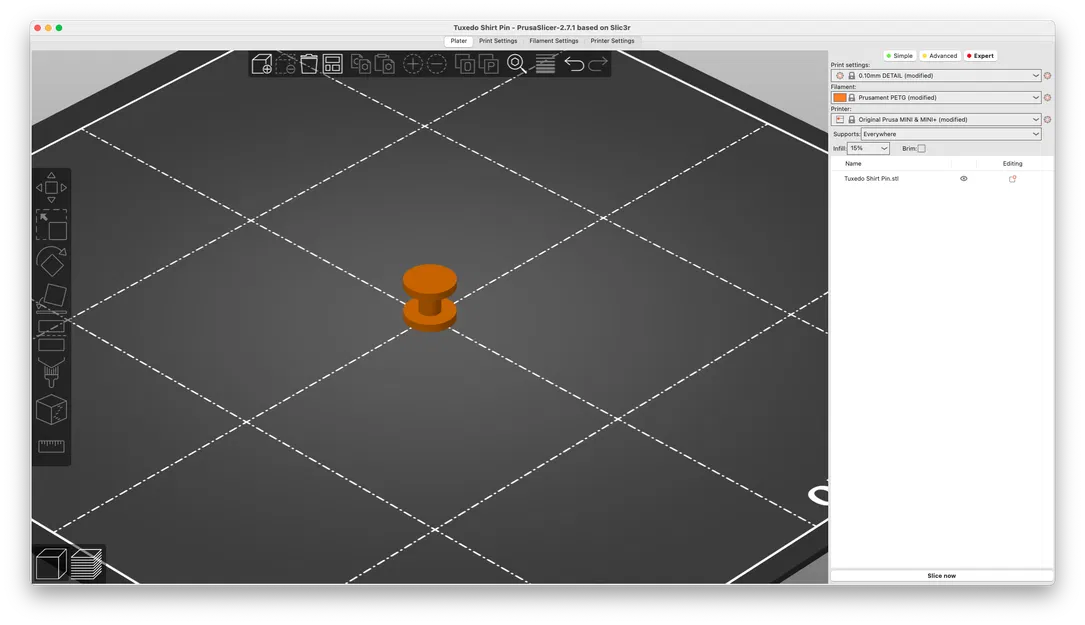 Trâm Cài Áo Sơ Mi Tuxedo - Image 1