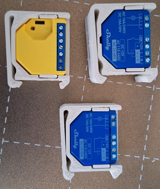 Kẹp gắn Shelly Plus lên ray DIN - Image 2