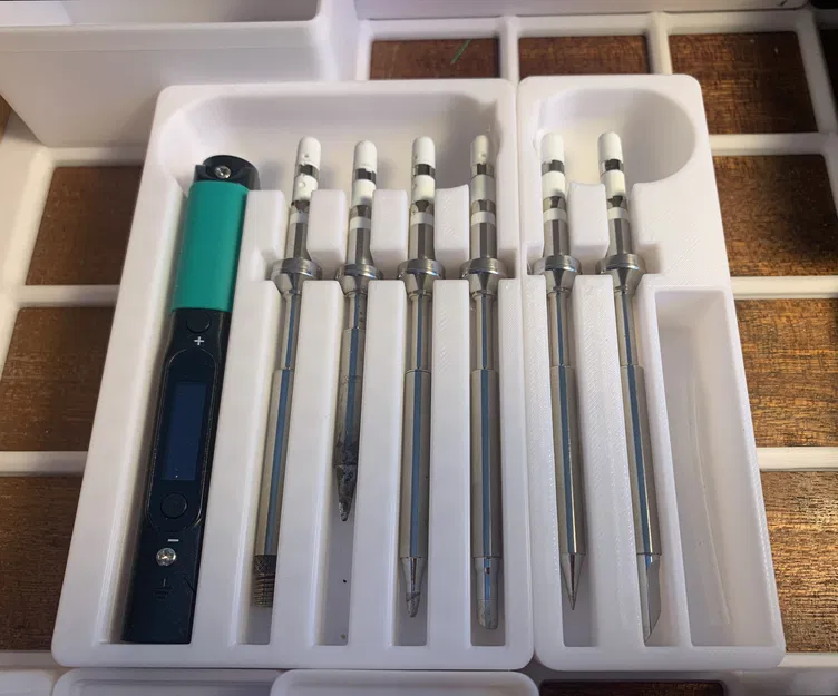 Phần Mở Rộng Hộp Đựng Pinecil & Mũi Hàn Gridfinity - Image 3