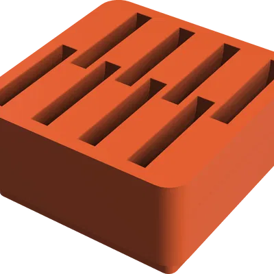 Hộp Gridfinity đựng pin CR2032