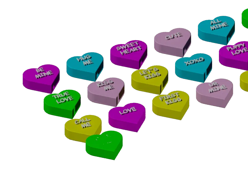 Trái tim nhắn nhủ LEGO cho Vòng hoa Valentine - Image 2