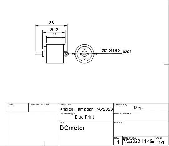 Động cơ DC 140 (Không Dùng Để In) - Image 3