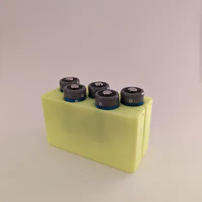 Khay Đựng Pin CR123A Cho Hộp Cứng Có Khe Cắm Đa Năng