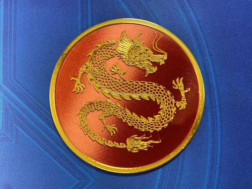 Móc Treo Tường & Lót Ly Hình Rồng Chúc Mừng Năm Mới V2 - Image 4