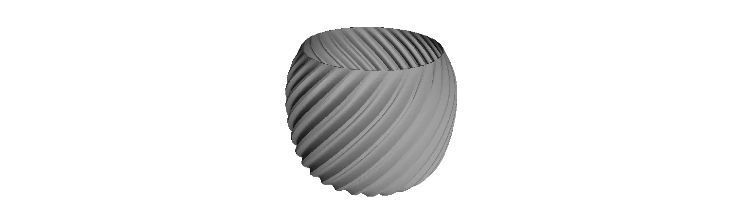 Bình Hoa Xoắn (Chế Độ Bình Hoa) Không Cần Giá Đỡ - Image 1