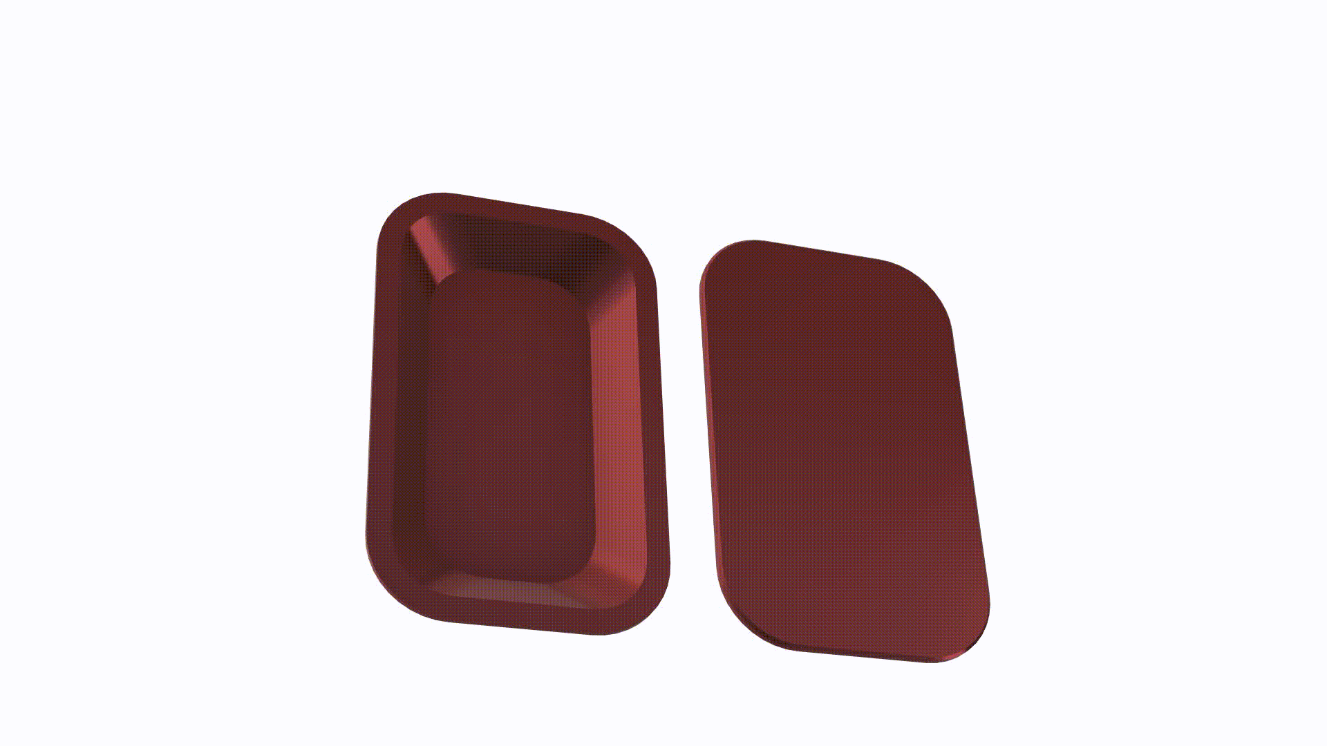 Khay cuốn/ Bát có nắp nam châm - Image 1