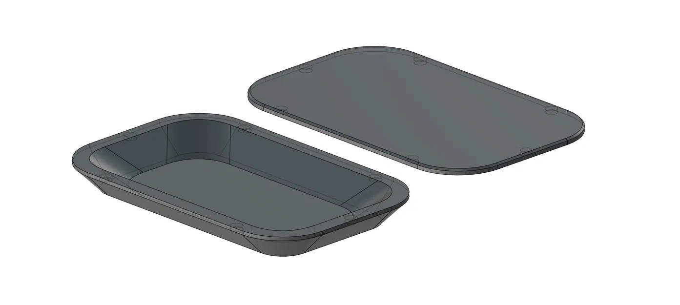 Khay cuốn/ Bát có nắp nam châm - Image 3