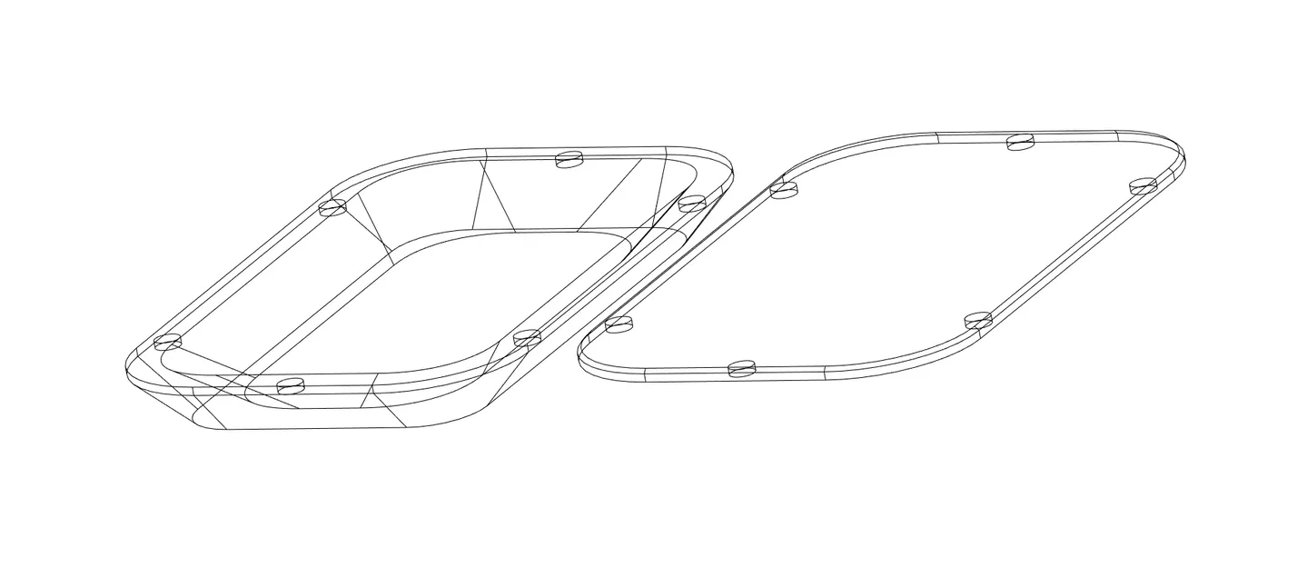 Khay cuốn/ Bát có nắp nam châm - Image 4