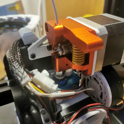 Bộ Đế Truyền Động Trực Tiếp Cho Ender 3 (Tấm Lưng Dài, Hai Bánh Răng)