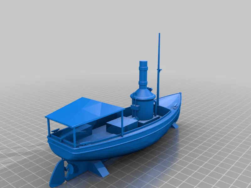 Mô Hình Thuyền The African Queen - Image 8