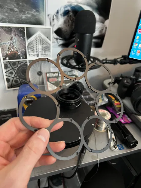 Mặt nạ lọc cho Player One Phoenix bánh xe lọc 50mm cho lọc chroma chưa gắn - Image 2