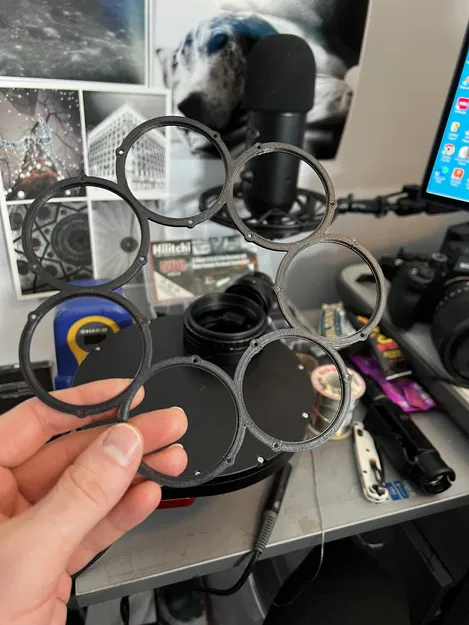 Mặt nạ lọc cho Player One Phoenix bánh xe lọc 50mm cho lọc chroma chưa gắn - Image 3