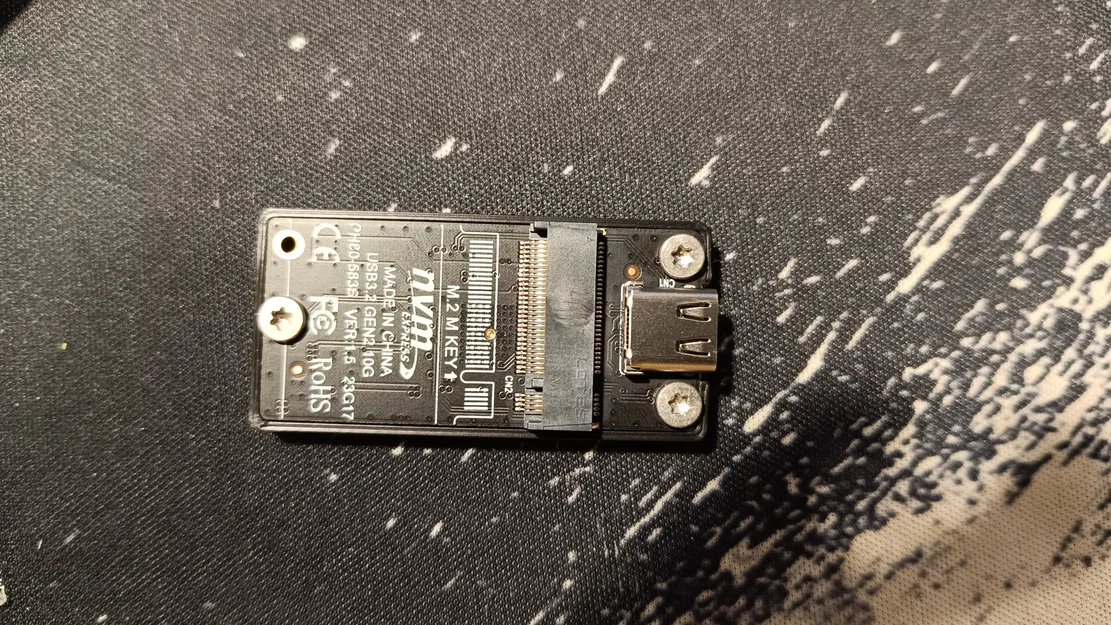 Phần vỏ case cho bo mạch NVME mini mua trên Aliexpress - Image 5