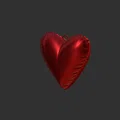 Móc khóa trái tim bong bóng - Thumbnail 1