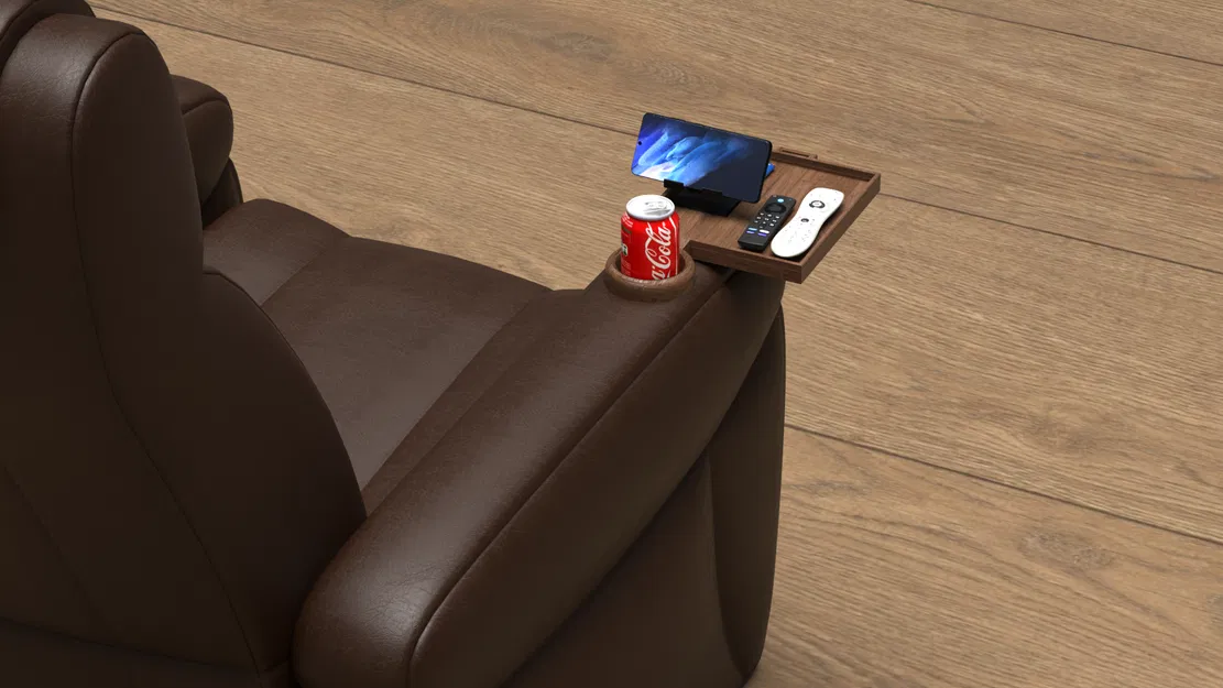 Khay Đựng Máy Tính Bảng Cho Ghế Thư Giãn - Image 2