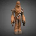 Disney Infinity : Chewbacca - Mô hình in 3D - Thumbnail 1