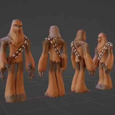 Disney Infinity : Chewbacca - Mô hình in 3D