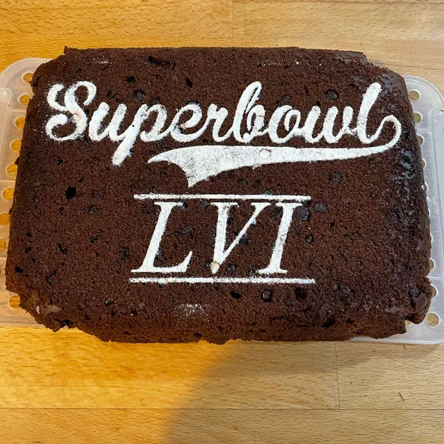 Khuôn Vẽ Super Bowl - Image 1