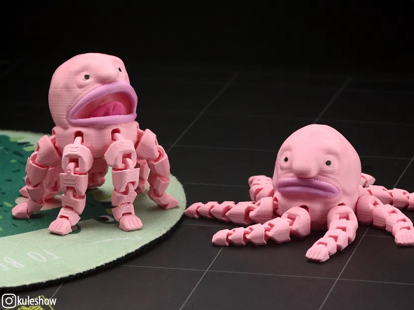 Mô Hình Blobtopus 3D In Linh Hoạt - Image 1