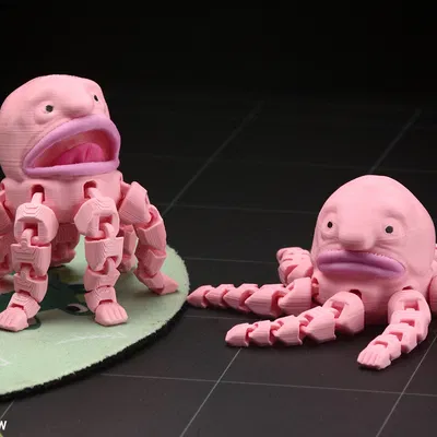 Mô Hình Blobtopus 3D In Linh Hoạt