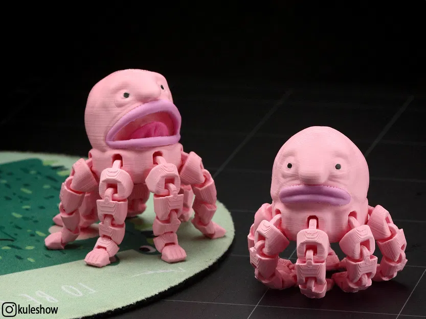 Mô Hình Blobtopus 3D In Linh Hoạt - Image 2