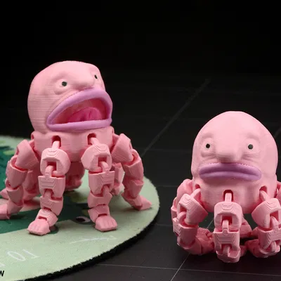 Mô Hình Blobtopus 3D In Linh Hoạt