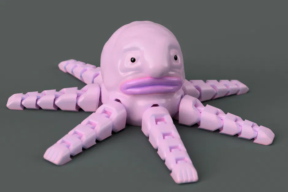 Mô Hình Blobtopus 3D In Linh Hoạt - Image 3