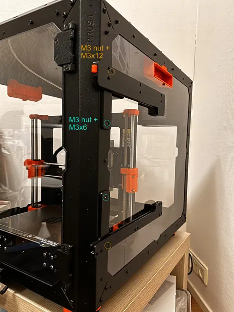Bộ giữ Tấm thép Mở rộng cho Hộp đựng Prusa - Image 1