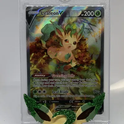 Chân Đế Card Pokemon Leafeon (Cần Hỗ Trợ)