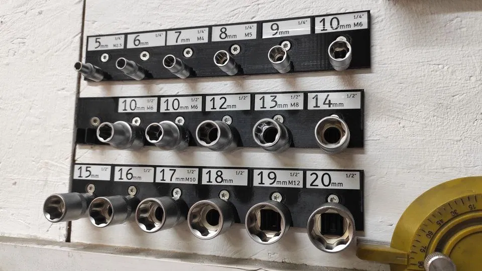 Giá treo cờ lê và tuýp 1/2" & 1/4" - Image 1