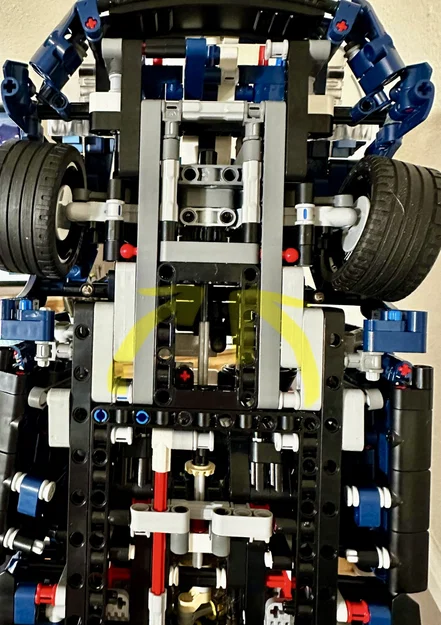 Giá treo tường Lego Technic Ford GT & Peugeot 9x8 - Image 3