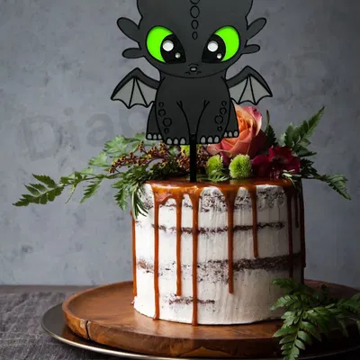 Rồng Vô Danh - Trang Trí Bánh Kem - Bí Kíp Luyện Rồng - Bezzubka