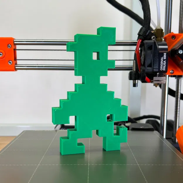 Mô Hình Miner Willy - Nhân Vật Pixel Art Độc Đáo - Image 1