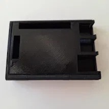 Vỏ Raspberry Pi 3 B+ cỡ nhỏ - Nắp có khe cắm cáp camera.