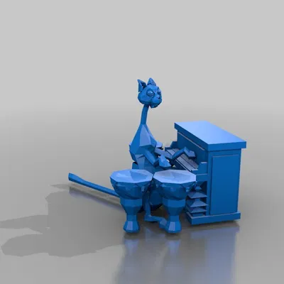 Mô hình 3D con mèo