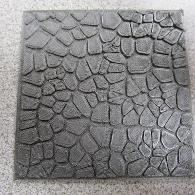 Con dấu họa tiết Voronoi cho đất sét hoặc tạo hình