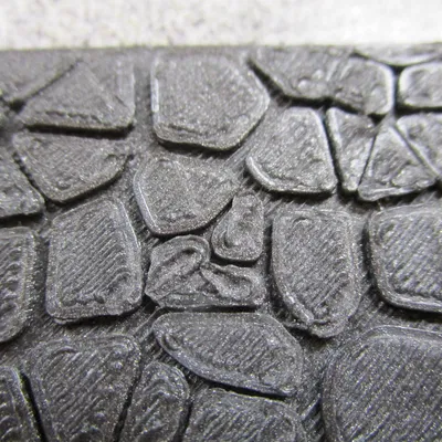 Con dấu họa tiết Voronoi cho đất sét hoặc tạo hình